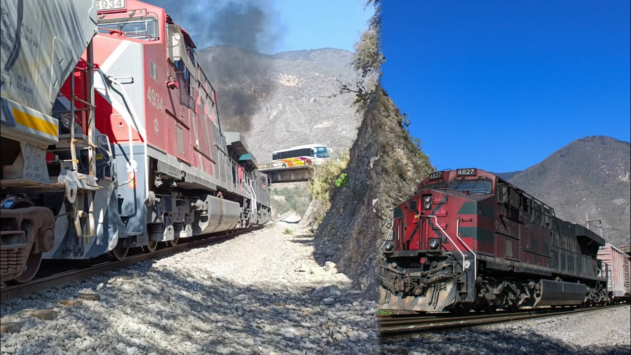 4827 vs 4718 || ENCUENTRO DE TRENES!!!.