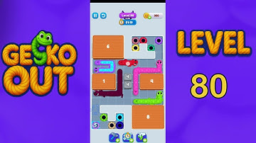 Gecko Out Level 80 Solution  | Step by Step Walkthrough