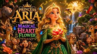 Princess Aria and the Magical Heart Flower | Epic Jungle Adventure | Fairy Tale Story for Kids