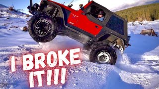 We go wheel in a new area and break 2 jeeps!! #PNW #jeep #offroad