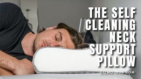 SILVER PILLOW : THE SELF-CLEANING NECK SUPPORT PILLOW | Kickstarter | Gizmo-Hub.com