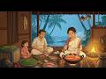 Rainy Day in a Kerala Village 🌧️ Traditional Fish Curry Cooking &amp; Family Dinner | Relaxing ASMR