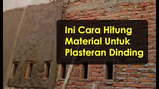 How to Calculate Plastering Material Requirements | Cement and Sand in 2 Minutes