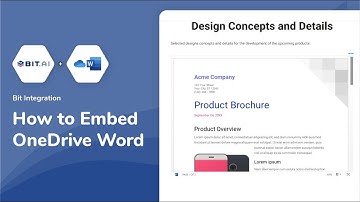 How to Embed OneDrive Word on Documents | Bit Docs - Bit.ai