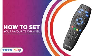 Tata Sky | How to set your favourite channels screenshot 2