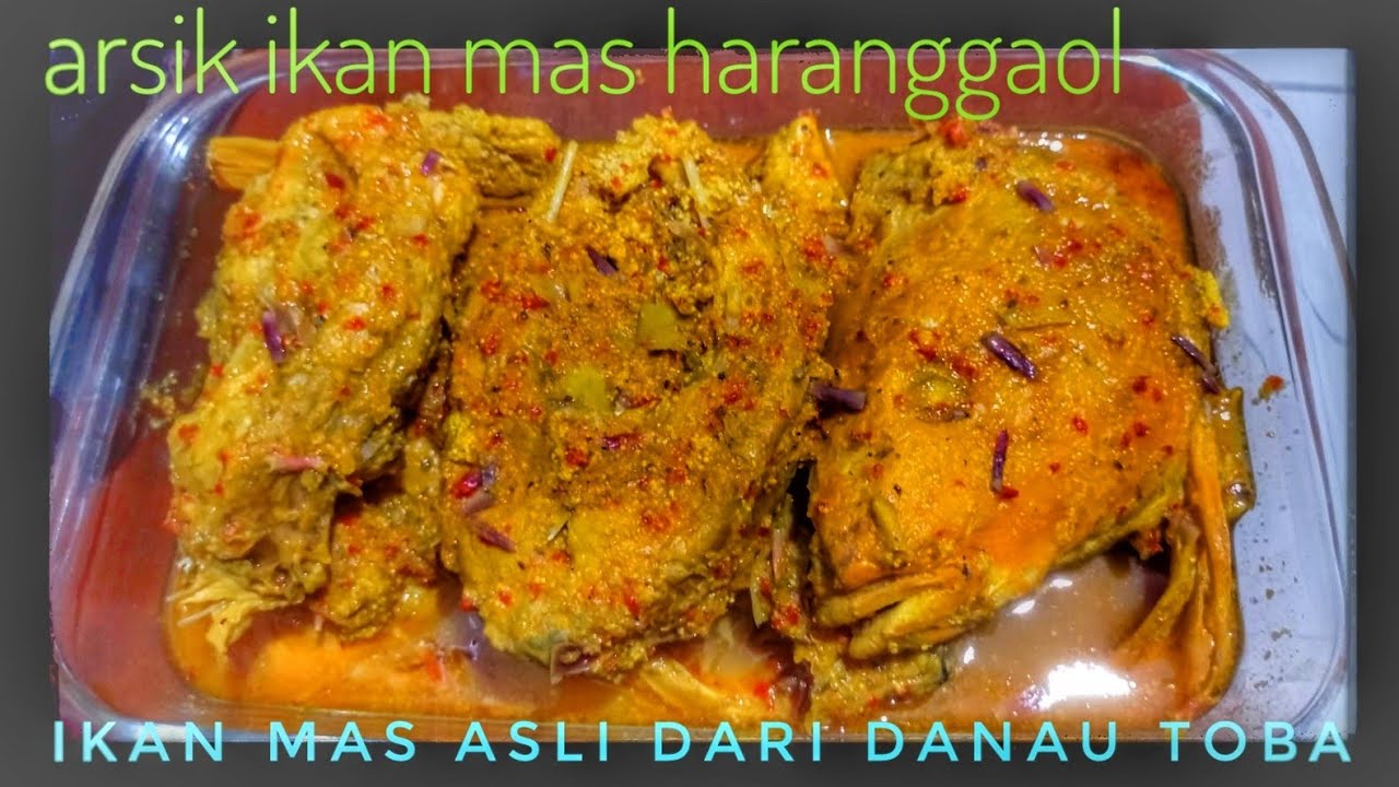 memasak simpel arsik ikan mas haranggaol//resep ikan mas arsik asli