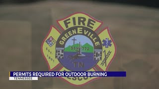 Permits required early in Tennessee  for outdoor burning