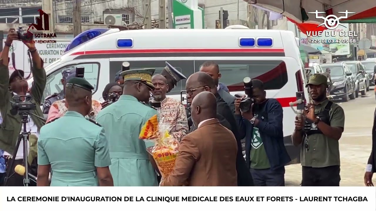 CEREMONIE  D'INAUGURATION DE LA CLINIQUE MEDICALE DES EAUX ET FORETS - LAURENT TCHAGBA