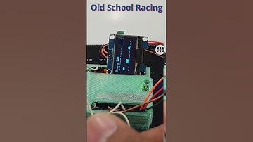Built a Racing Game with Arduino! 🎮 (Old School Vibes) #car #race #oled