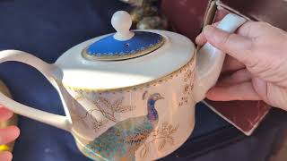 What I got at thrift stores and church sales #collecting #thrifting