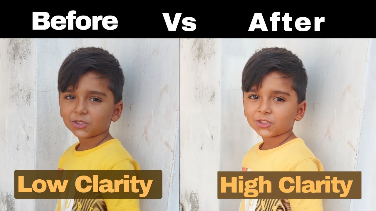 how to increase image clarity blur photo ko clean kaise kare