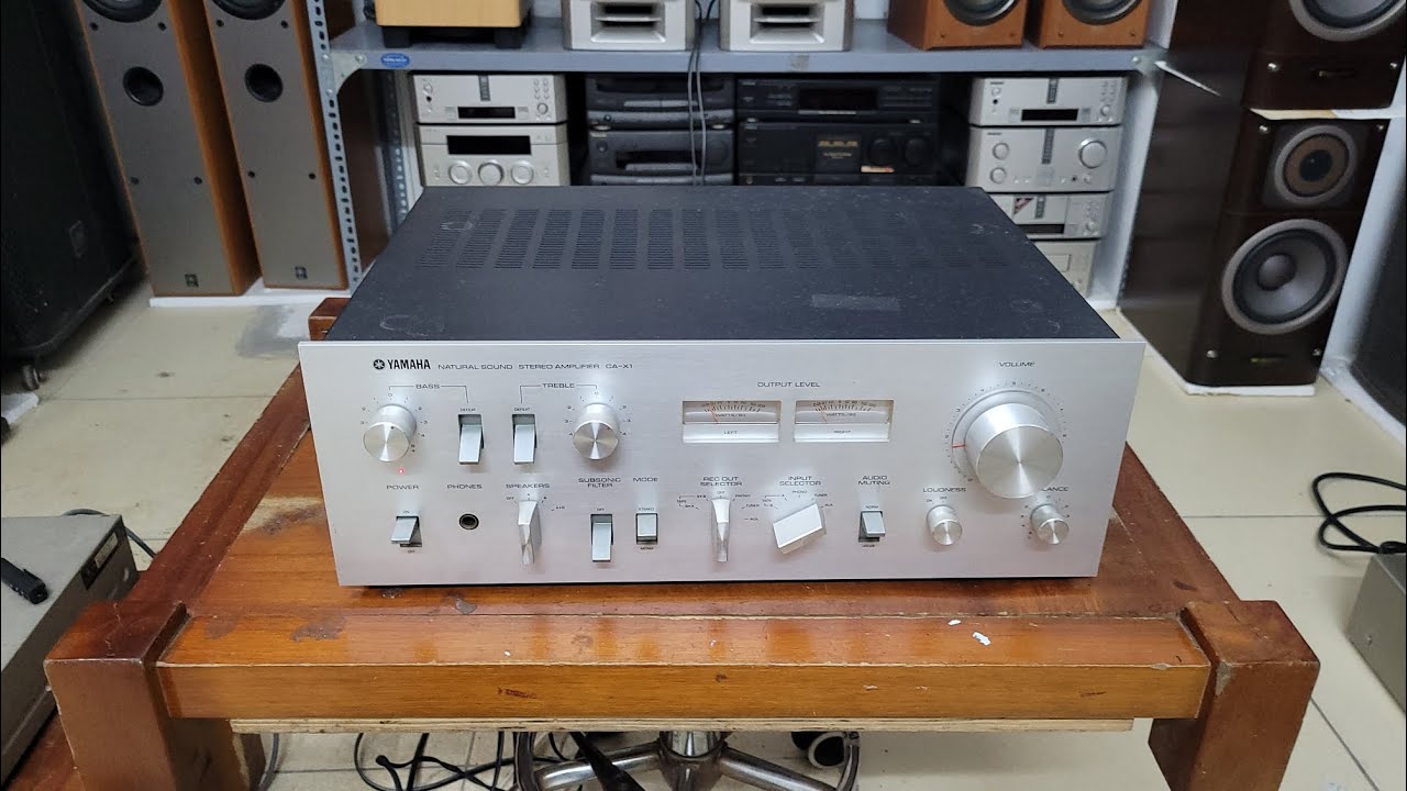 The legendary Yamaha CA-X1 amplifier delivers incredibly sweet
