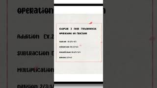 #jnv #navodaya # maths # ch.3 #four fundamental operations on fraction #Elc