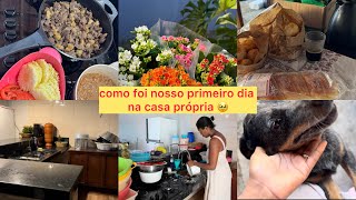 como foi o nosso primeiro dia após a mudança / trouxemos os cachorros!!
