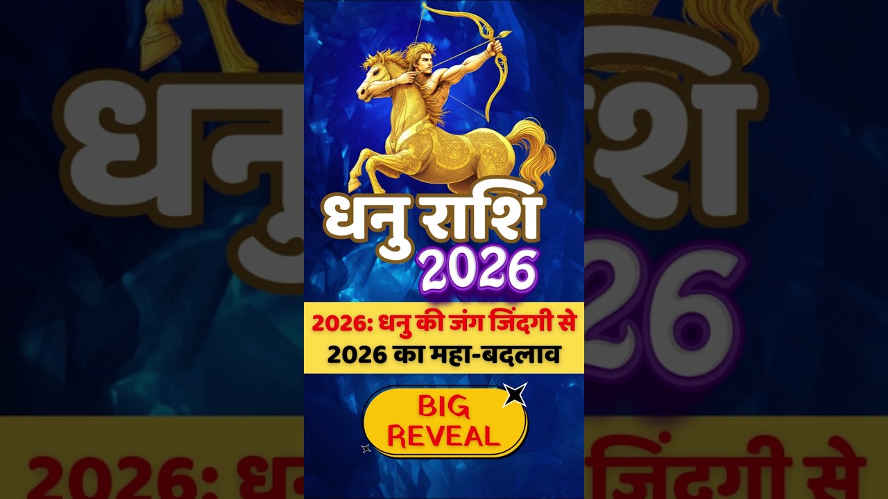 धनु राशि 2026 😊 Sagittarius horoscope | Dhanu Rashi 2026 kaisa rahega