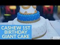 Cashew's 1st Birthday cake | Giant Prince Cake |