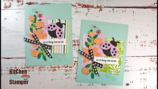Stampin' Up! Hello Ladybug Stamp a Stack Card Class Kitchen Table Stamper, Bug Me Any Time 3 of 3