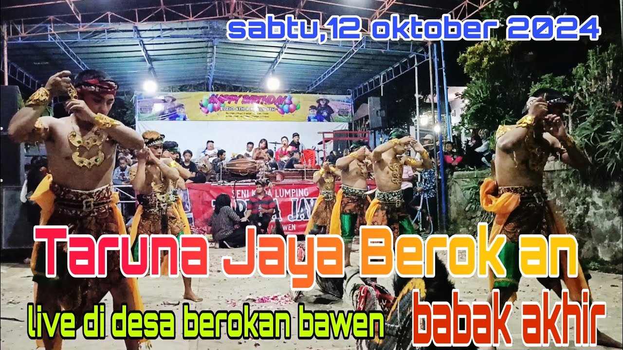 reog taruna jaya berokan/live didesa berokan bawen/terbaru 12 oktober 2024