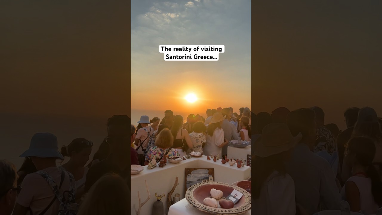 The reality of visiting Santorini Greece…