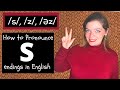 S at the End of Words: Rules for How to Pronounce Words Ending in S!    🤩  単語の終わりのS：Sで終わる単語の発音方法の規則！