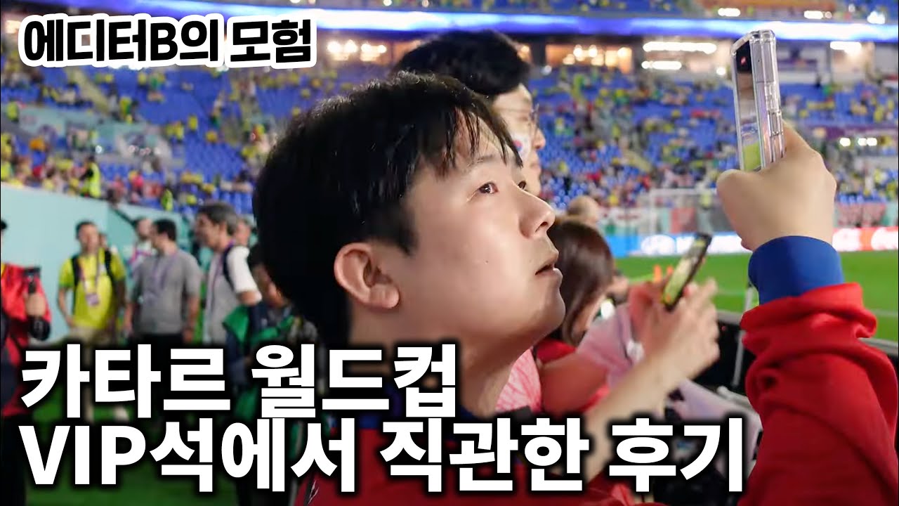 카타르 월드컵 VIP석에서 직관하고 왔습니다