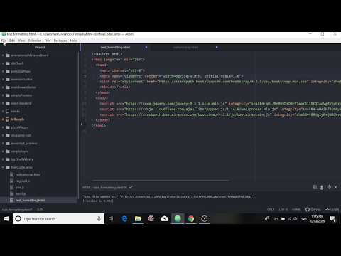 Make Your Own HTML Snippets in atom