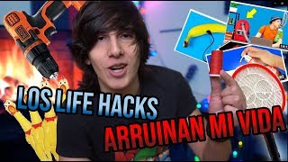 Los LIFEHACKS están arruinando MI VIDA (Probando LifeHacks 3)