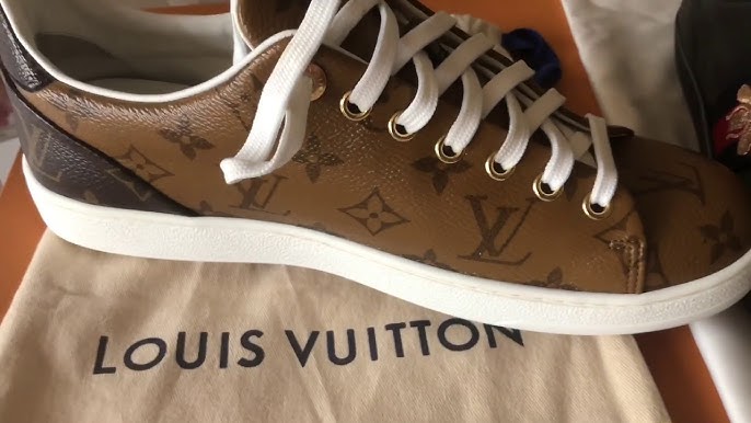 Unboxing Louis Vuitton Frontrow Sneaker Plus Full Detail Review 