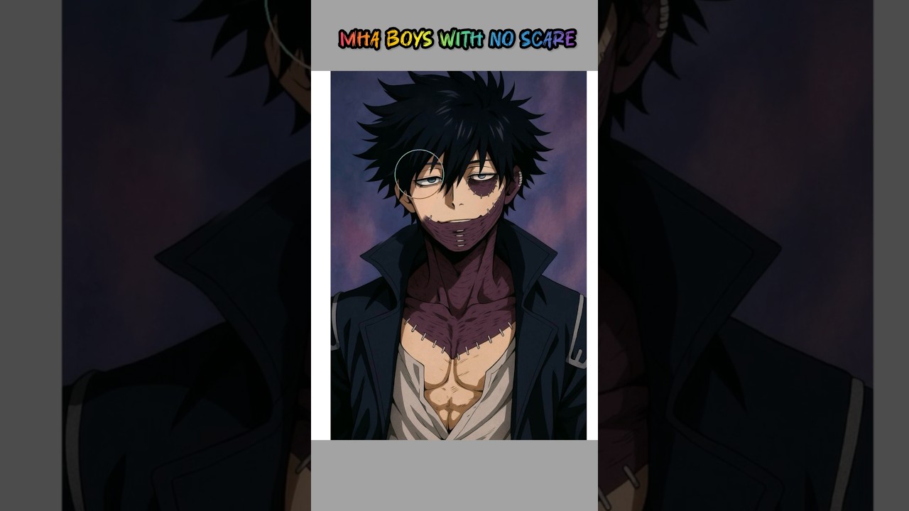 Mha boys with no scare on face⚡️#mha #myheroacademia #art #ibispaintx