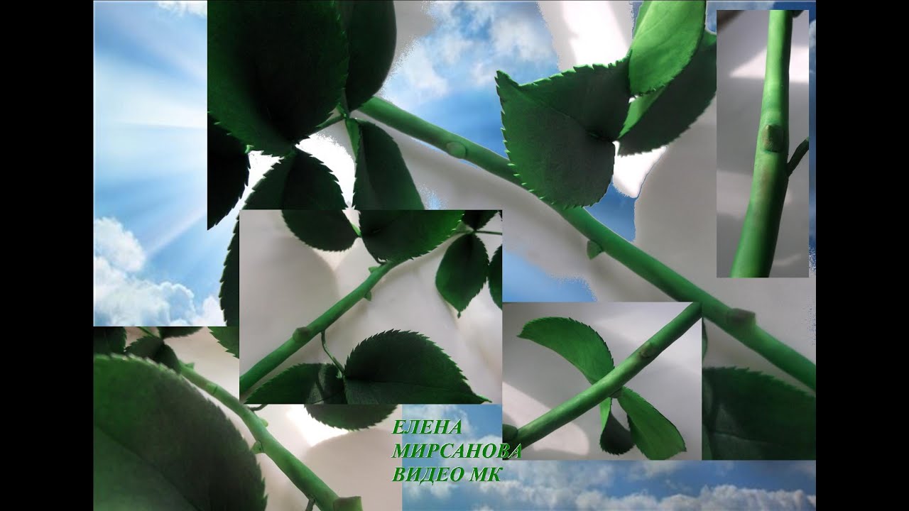 Мк ствол розы из силикона silicone rose stem