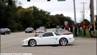 Supra Sets Smoke Screen Leaving A Car Meet Burnout