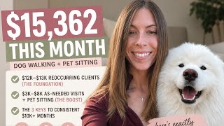 How I Made $15,362 This Month Dog Walking ( Real Breakdown )
