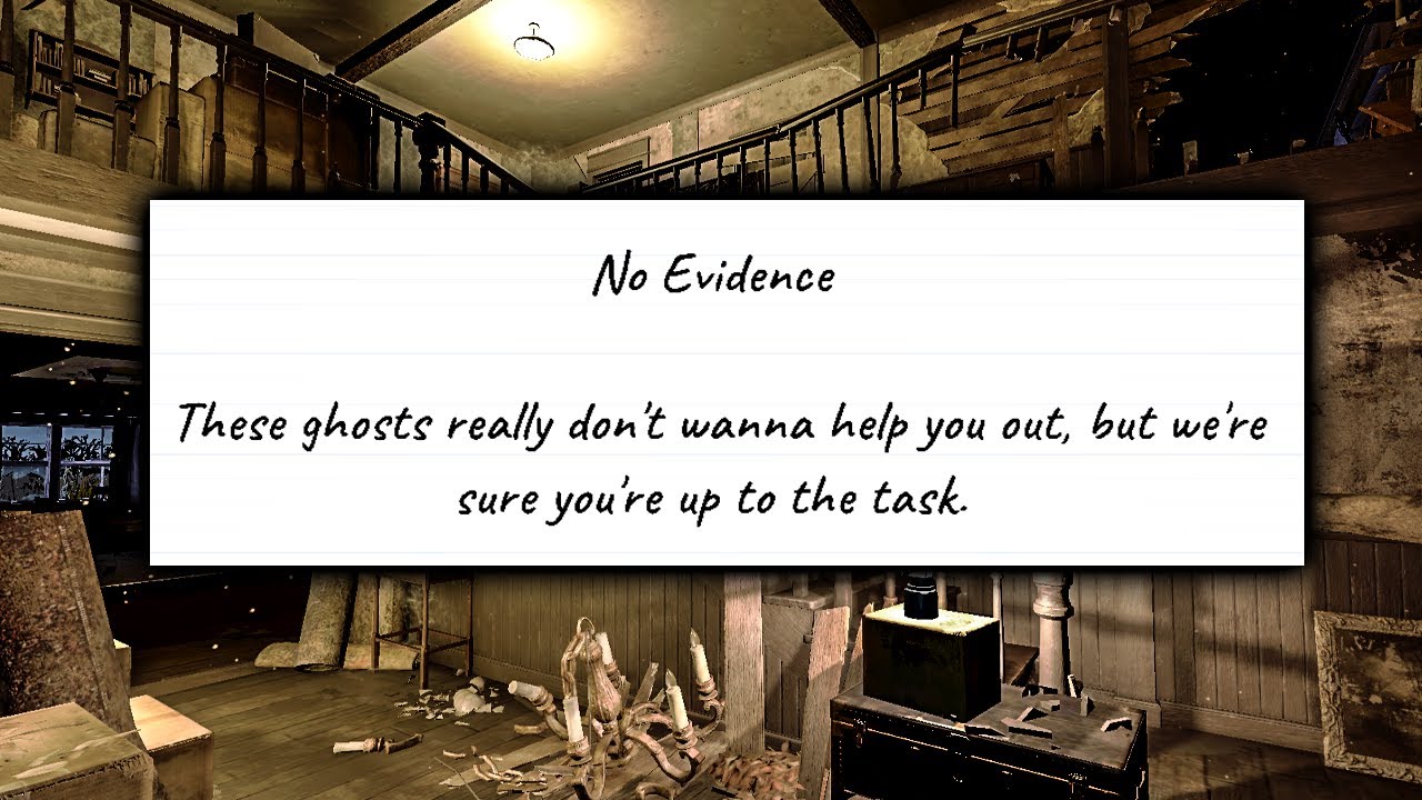 Zero Evidence, Zero Problem | Phasmophobia Weekly Challenge - YouTube