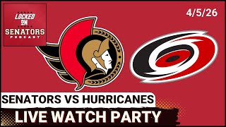LIVE: Ottawa Senators vs Carolina Hurricanes - NHL Watch Party - April 5, 2026 screenshot 4