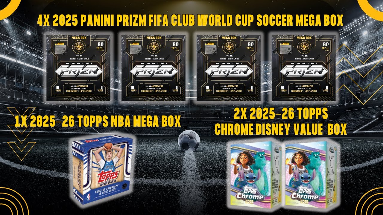 Panini Prizm FIFA Club World Cup + Topps NBA + Topps Disney 