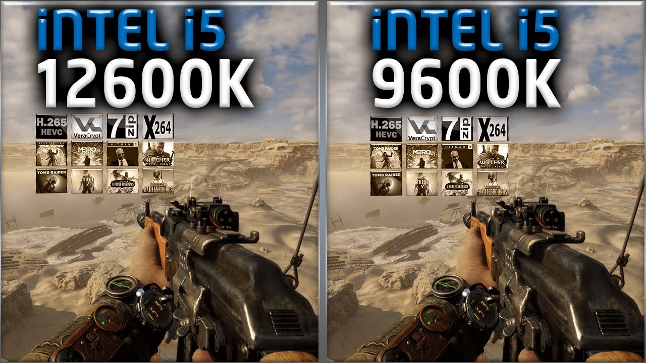 Intel i5 12600K vs 9600K Benchmarks – 15 Tests 🔥 - YouTube