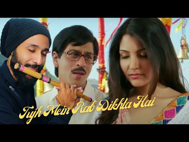 Tujh Mein Rab Dikhta Hai Flute | Rab Ne Bana Di Jodi | SRK | Anushka Sharma class=