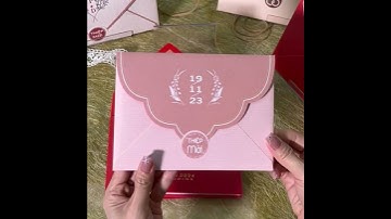 Hai mẫu thiệp cưới Pop-up đặc biệt trong bộ mẫu thiệp cưới in KTS đợt 2.