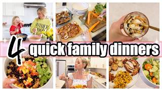 4 Easy &amp; Healthy Meals for a Family of 6 | Budget Friendly &amp; Delicious