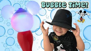 Mickey Mouse bubble toy | Playing Outdoors