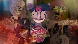 My little worms|1-6 part|твайлайт|пинкипай|✨️rarity✨️|эплджек|радугадеш|флати🩷|1 часть|