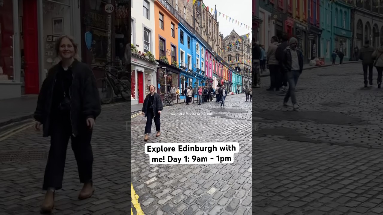 Travel with me to Edinburgh | Day 1 9am - 1pm Our first day in the city 