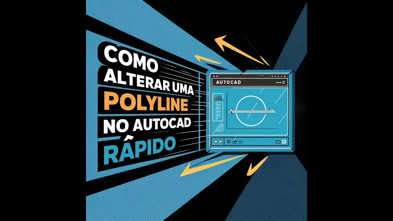 COMO ALTERAR ESPESSURA DE UMA POLYLINE NO AUTOCAD RÁPIDO - YouTube