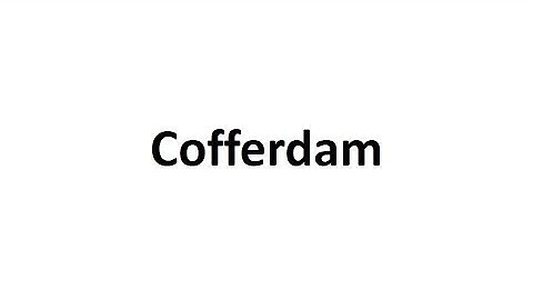 ACT-Lecture 23-Cofferdam-By Prof.S.H.Thumar