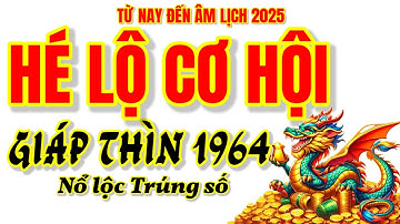 Tử vi HÉ LỘ Giáp Thìn 1964 nổ lộc trúng số, giàu có khó ai sánh kịp! Từ nay đến tết âm 2025