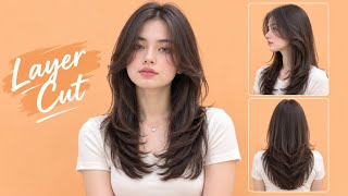 Full Beautiful Butterfly Layer Haircut Tutorial | Long Face-Framing Layers & Volume Update