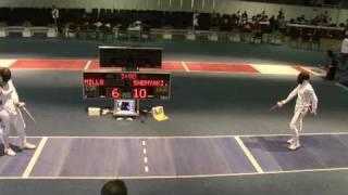 20090715 we Plovdiv 8 MILLS Noam ISR 13 vs SHEMYAKINA Yana UKR 15 part 2/2