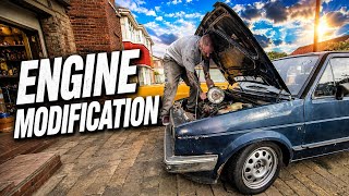 Manual choke conversion for the £800 ABANDONED 1984 volkswagen golf MK2 