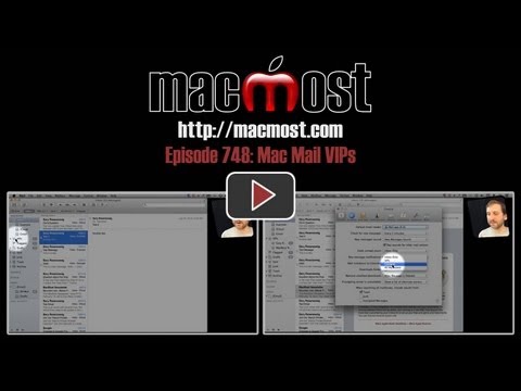 Mac Mail VIPs (MacMost Now 748)