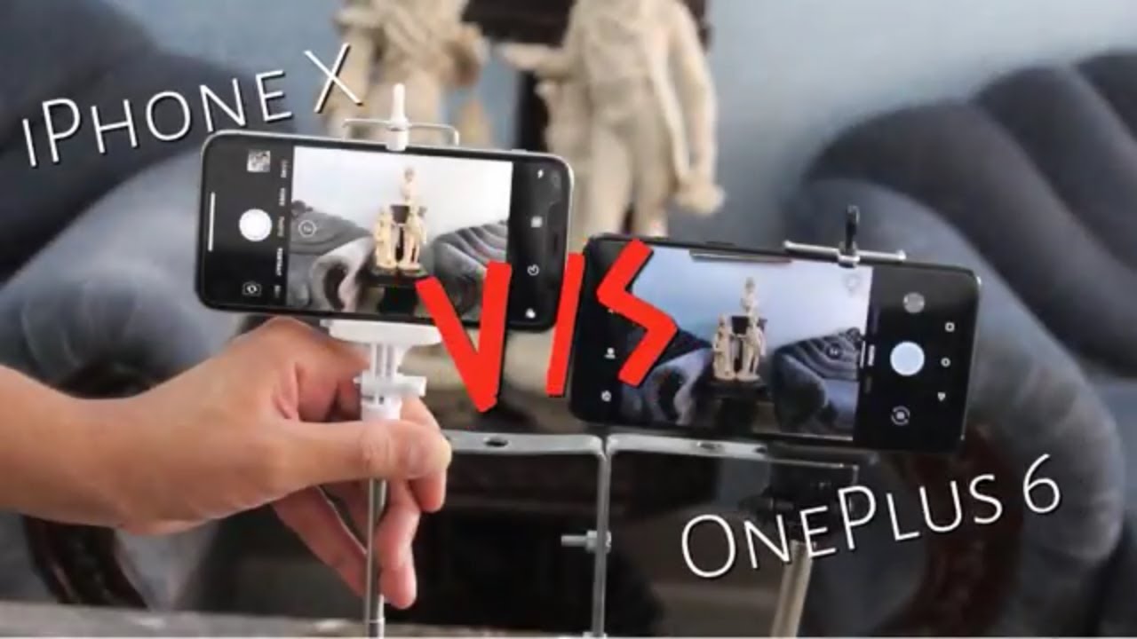 [Eng] One Plus 6 vs iPhoneX Camera & Face ID